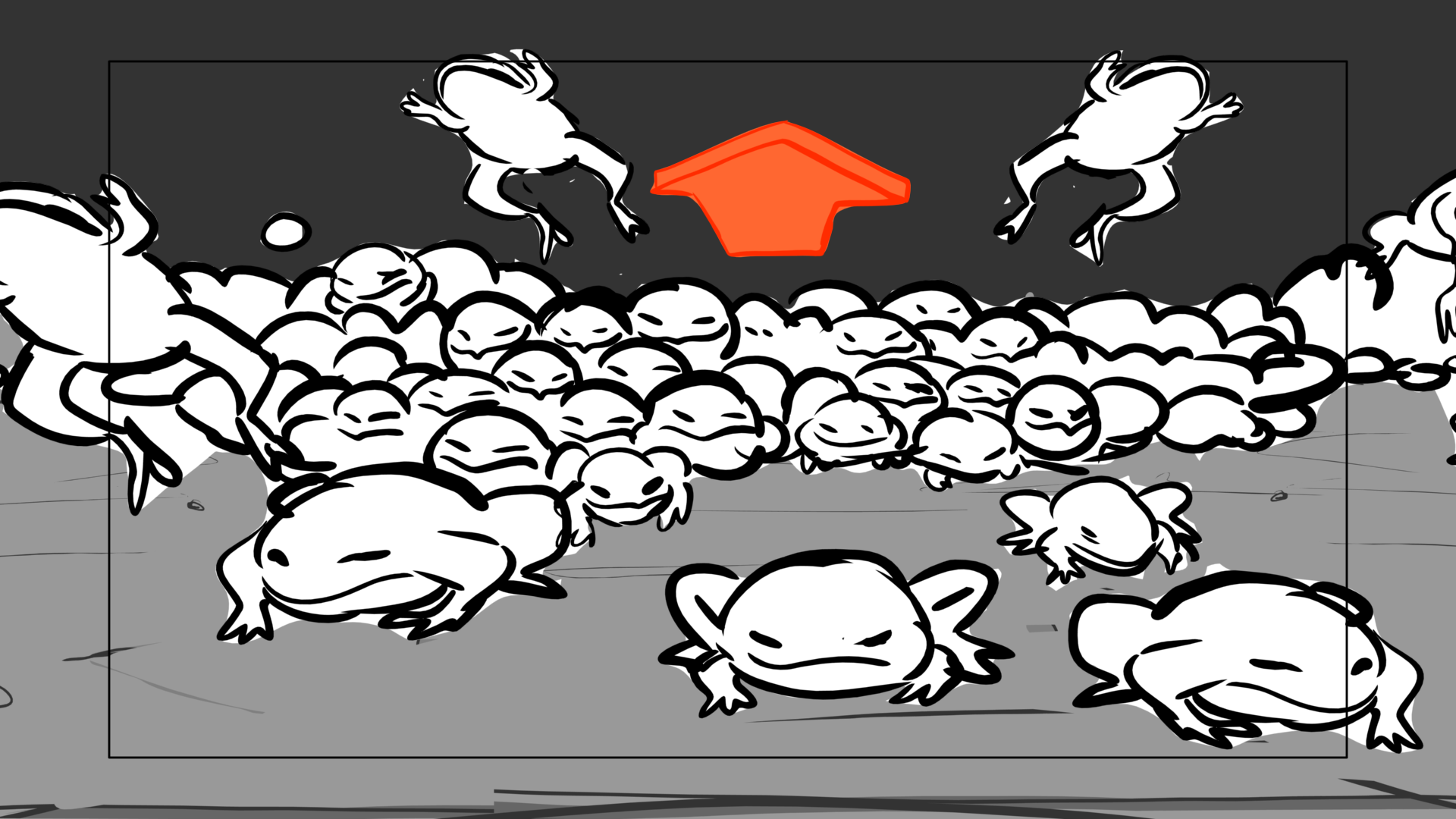 Venom Wars — Escena 5, panel 2, storyboard by Melissa Ballesteros